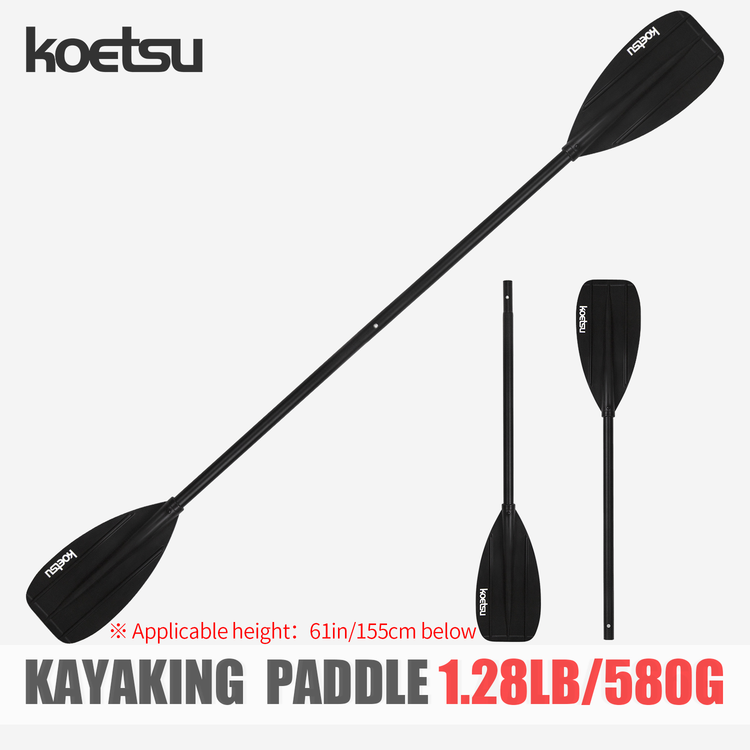 Remo de caiaque de duas cabeça - Fishing Boat Paddle avaliação e preço