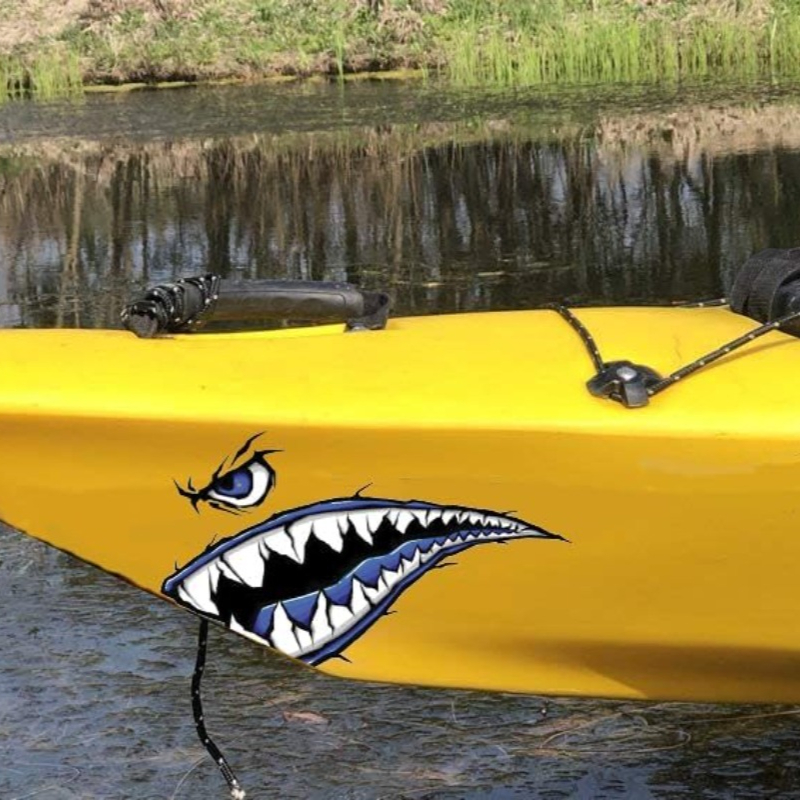 2 pçs dentes de tubarão boca b - Fishing Boat Oar avaliação e preço