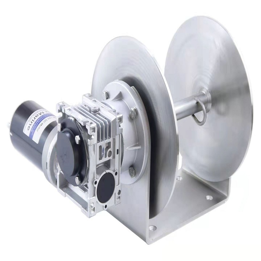 12V 1000W 316 Tambor de aço in - Fishing Boat Anchor Winch avaliação e preço